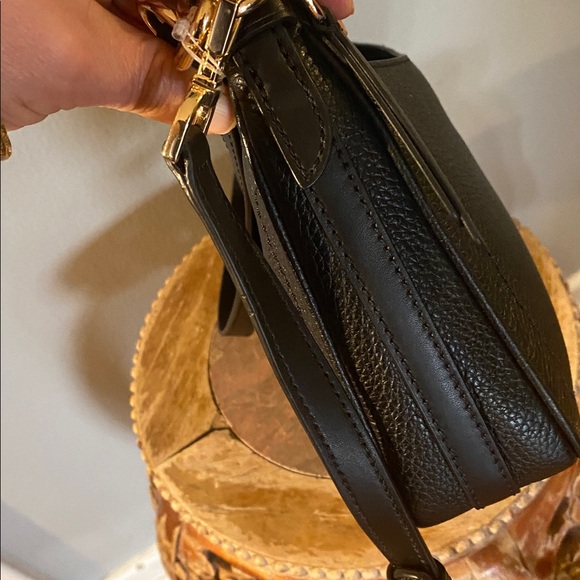 ♠️Michael Kors Womens Jet Set Charm M Top Zip Pochette Crossbody Pebbled Leather - Picture 11 of 17